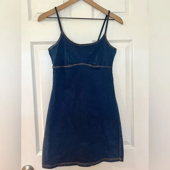 Vintage Denim Mini Dress | Color: Blue | Size: S | Pm-44493316's Closet